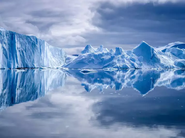 Glacier Ici aujourd'hui - papier peint panoramique paysage
