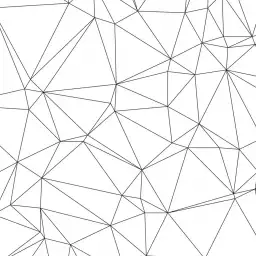 Polygonal - Tapisserie panoramique graphique