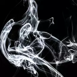 Fumée blanche - Tapisserie panoramique graphique