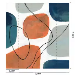 Bohotitude - Tapisserie panoramique graphique