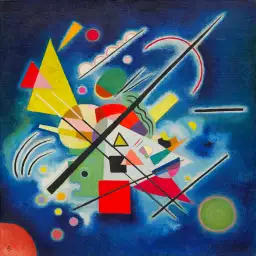 Blue painting par Kandinsky - Classiques de l'art