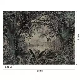 Paysage ancien - tapisserie panoramique arbre