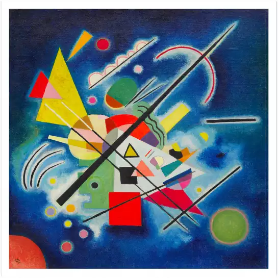 Blue painting par Kandinsky - Classiques de l'art