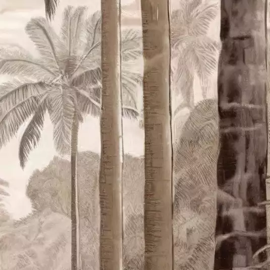 Forêt tropicale aux Seychelles - papier peint jungle