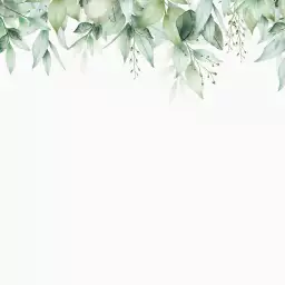 Feuillage suspendu - tapisserie panoramique feuilles