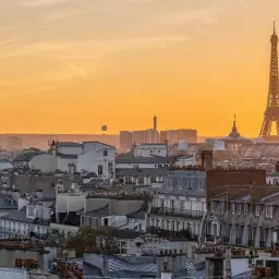 Paris romantique - tapisserie murale panoramique
