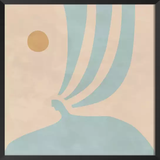Brise d'été - poster courbe