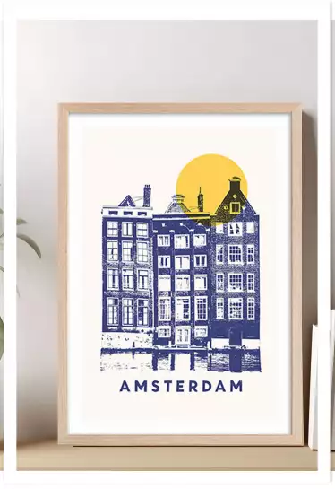 Amsterdam - affiche ville