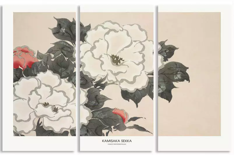 Fleurs de Momoyogusa de Kamisaka Sekka - tableau célèbre