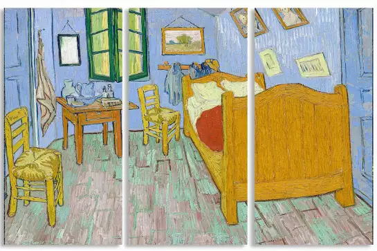La chambre à coucher - Tableau de Vincent Van Gogh