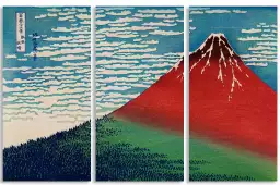 Hokusai, Le Fuji par temps clair, 1830 - estampe japonaise