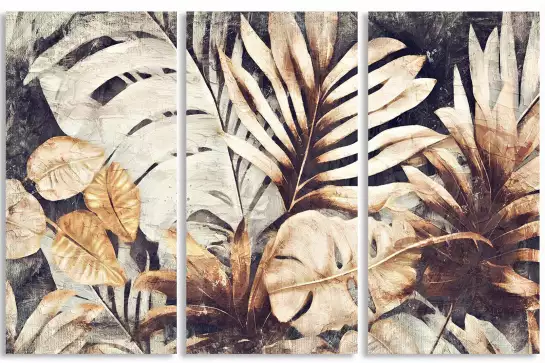 Jungle Borneo - affiche botanique palmier