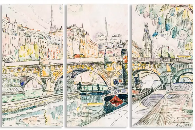 Le Pont Neuf de Paul Signac - tableau célèbre