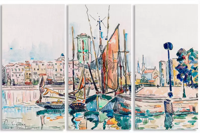 La Rochelle de Paul signac - tableau célèbre