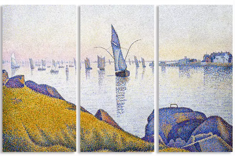 La couleur de l'eau de paul Signac - tableau célèbre