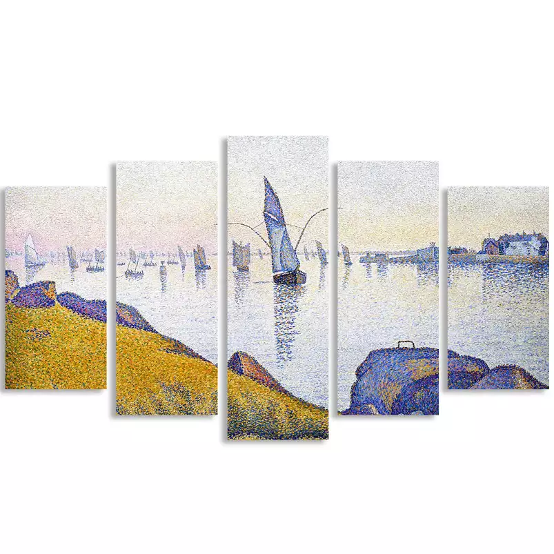 La couleur de l'eau de paul Signac - tableau célèbre