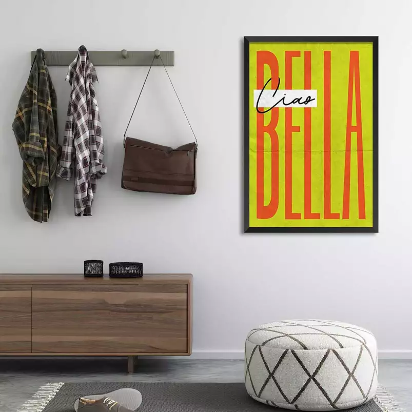 Ciao bella - tableau minimaliste