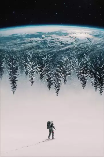 Univer parallèle - affiche surrealiste