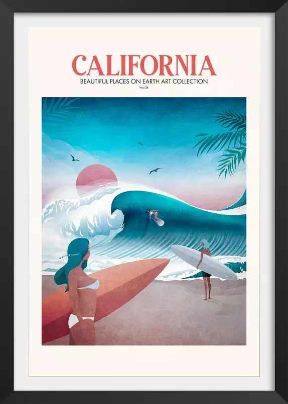 California dream - poster pop art