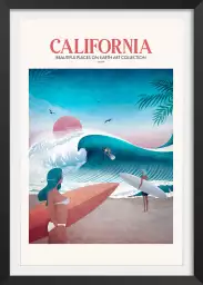 California dream - poster pop art