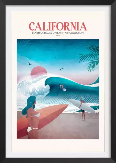 California dream - poster pop art