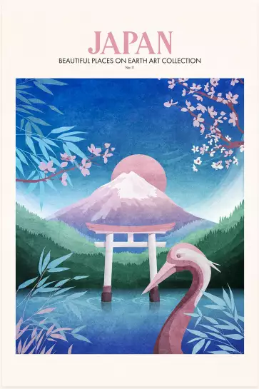 Japan dream - poster pop art