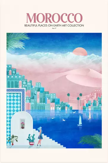 Morocco dream - poster pop art