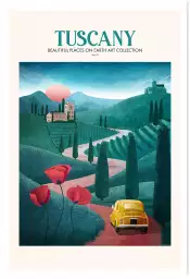 Tuscany dream - poster pop art