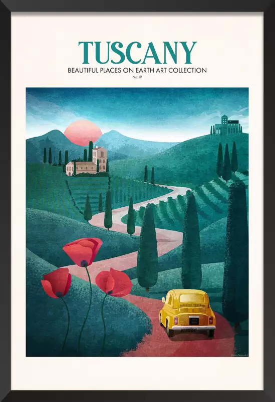 Tuscany dream - poster pop art