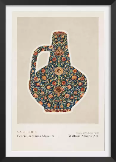 Vase céramique Lencia 4 de william Morris - affiche vintage