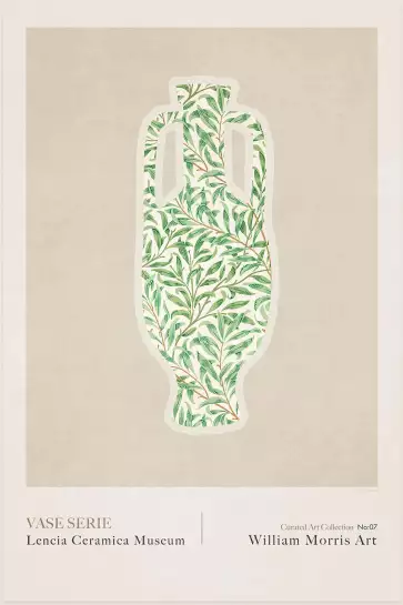 Vase céramique 7 de William Morris - affiche vintage