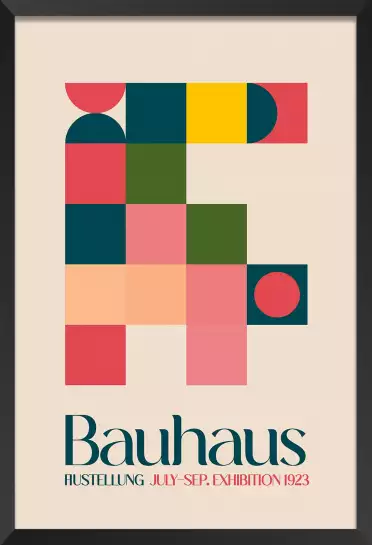 Exposition Bauhaus 7 - affiche vintage