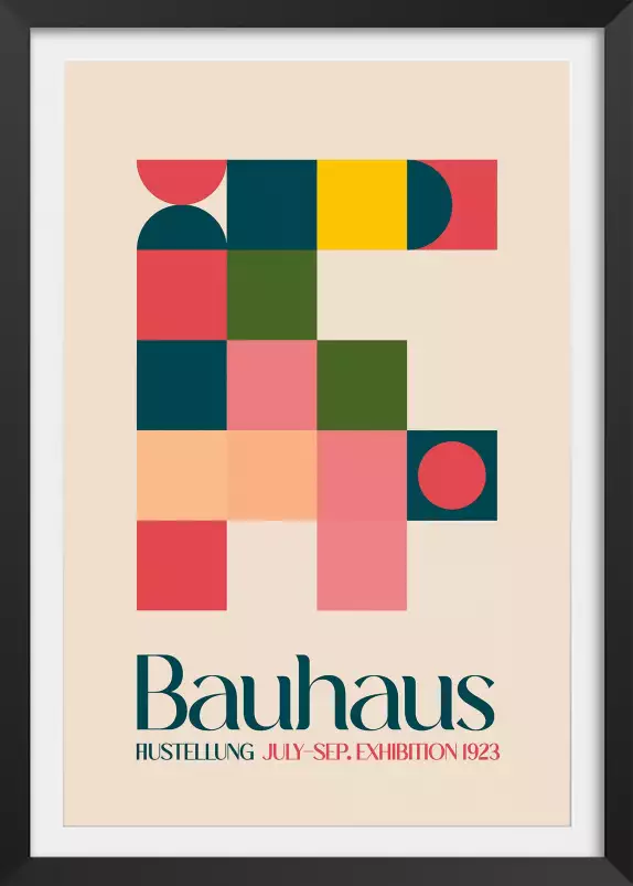 Exposition Bauhaus 7 - affiche vintage