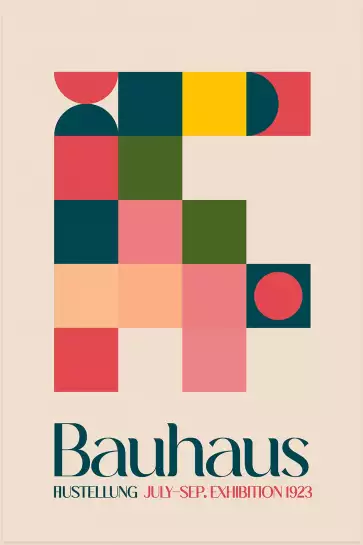 Exposition Bauhaus 7 - affiche vintage