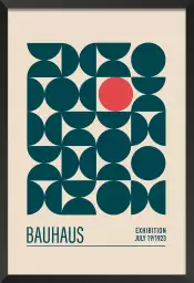 Exposition Bauhaus sphère - affiche vintage