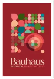 Exposition Bauhaus bordeaux - affiche vintage