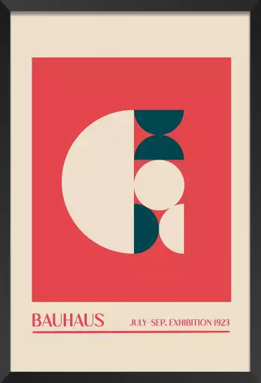 Exposition Bauhaus sphérique - affiche vintage