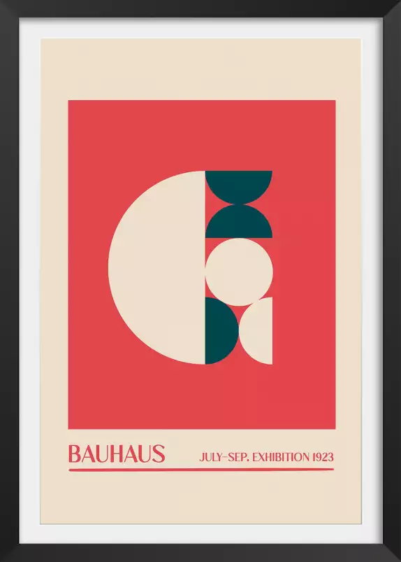 Exposition Bauhaus sphérique - affiche vintage