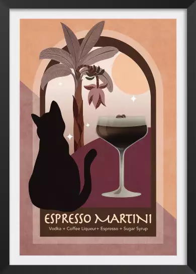 Cocktail Expresso - affiche bar