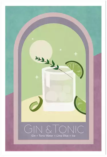 Cocktail Tonic - affiche aperol spritz