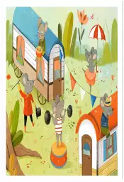 Souris circus - affiche pour enfant