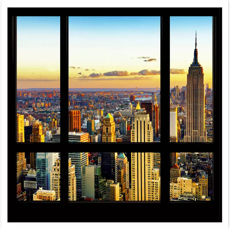 New york gratte - ciels - tableau new york