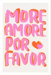 More amore - tableau minimaliste