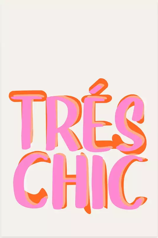 Très chic - tableau minimaliste