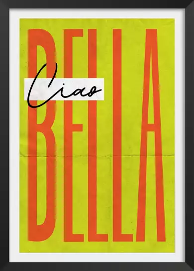 Ciao bella - tableau minimaliste