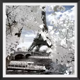 Tour Eiffel fleurie - Affiche de Paris