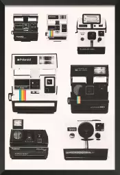 Polaroid - affiche murale vintage