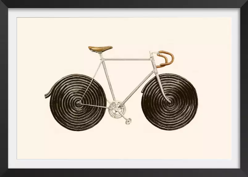 Reglisse cycle - affiche cuisine humour