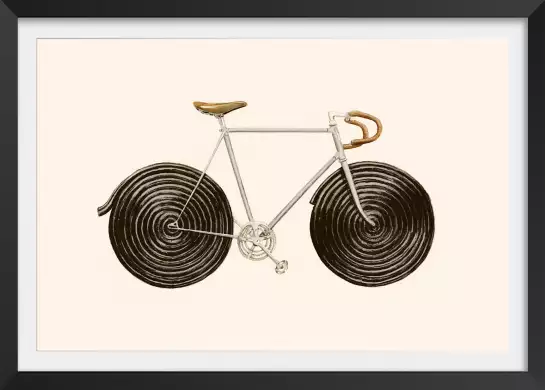 Reglisse cycle - affiche cuisine humour