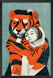 Mon tigre et moi - poster enfant